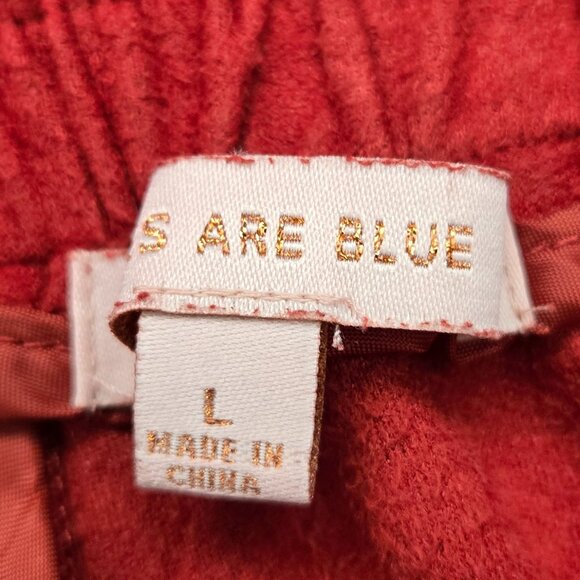 Skies Are Blue Twist Front Mini Skort Women's Faux Suede Zip Back Stretchy L - Picture 6 of 7